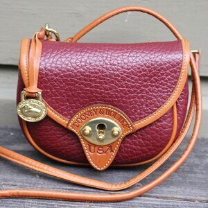 Dooney & Bourke Vintage - Small Cavalry Trooper (Belt Bag) in Wild Currant, USA